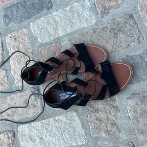 Steve Madden lace up sandals. Size 8